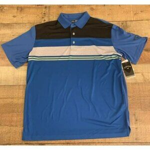 Callaway Opti-Dri Golf Shirt Mens M Magnetic Blue NWT